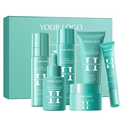custom hyaluronic acid skincare set