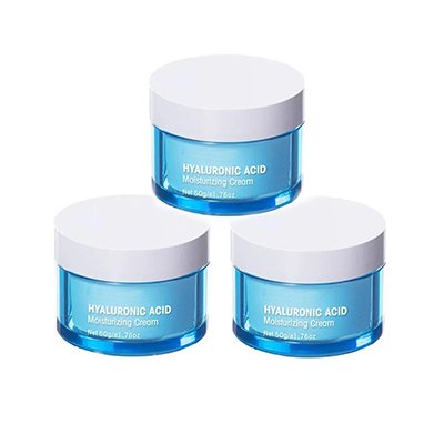 hyaluronic acid cream jar