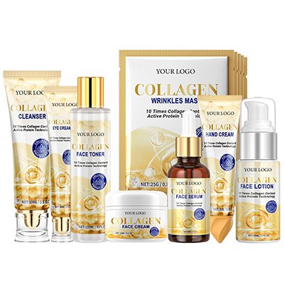private label anti aging skincare set
