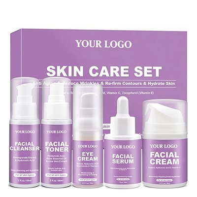 private label basic daily skin care set