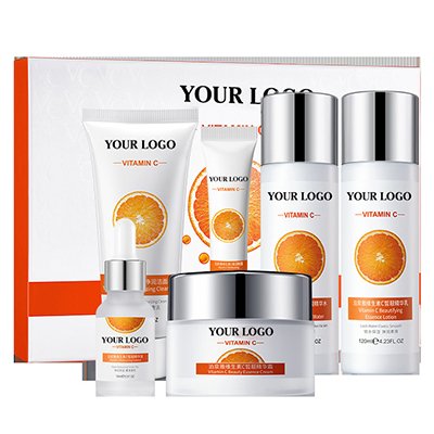 private label brightening skin care set