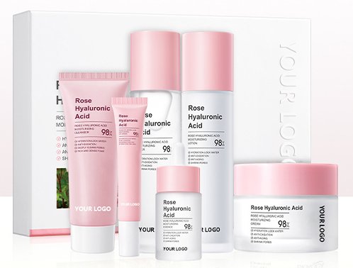 private label hyaluronic acid skincare set