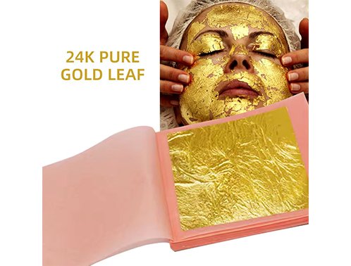 24k pure fold leaf mask