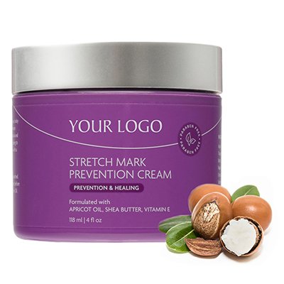 custom shea butter stretch mark cream