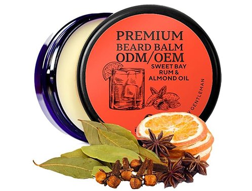 private label bay rum beard balm