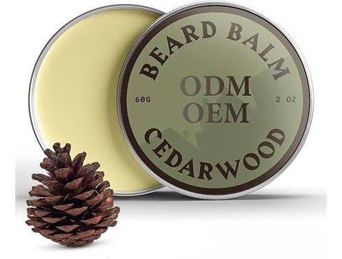 private label cedarwood beard balm