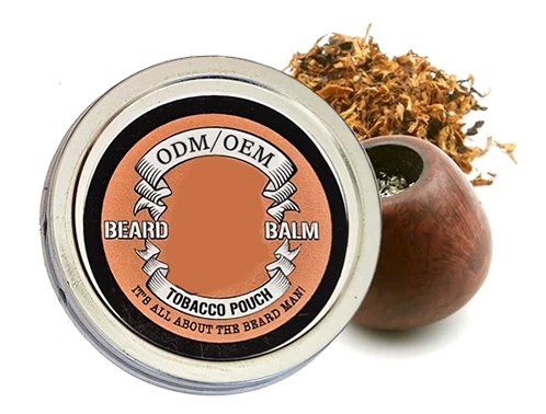 private label tobacco pouch beard balm