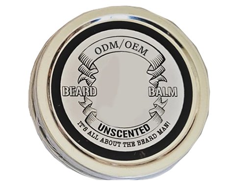 private label uncented beard balm