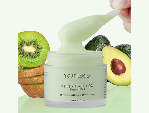 kiwi avocado sleeping mask