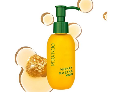 private label honey infused hair oil