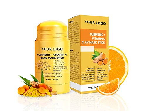 turmeric vitamin c clay mask stick