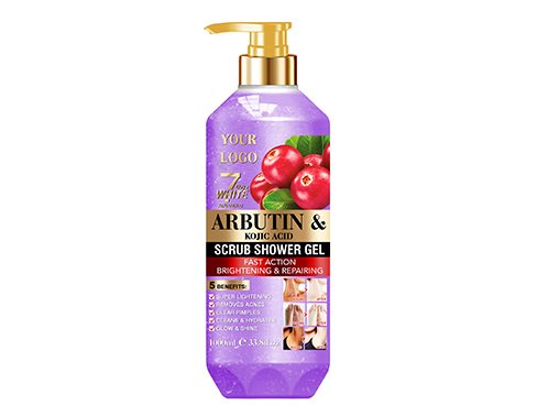 07 private label arbutin kojic acid shower gels