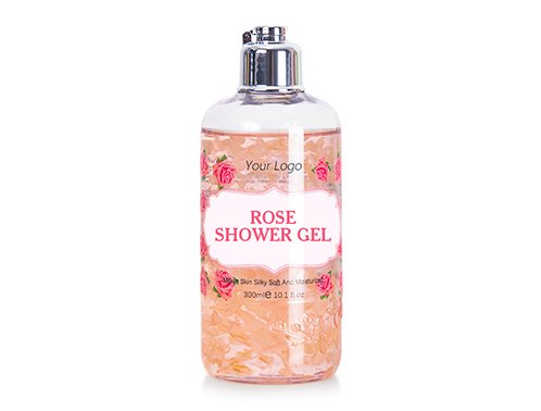 11 private label rose shower gels