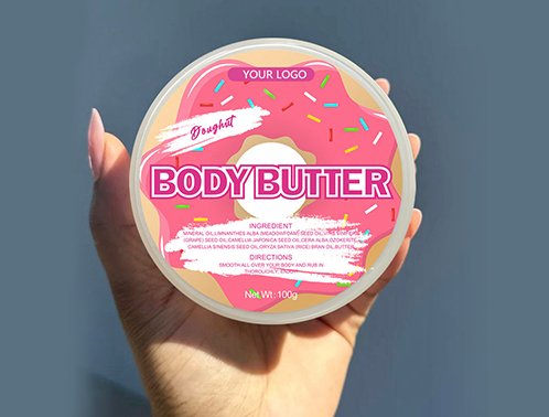 16 private label doughnut body butter