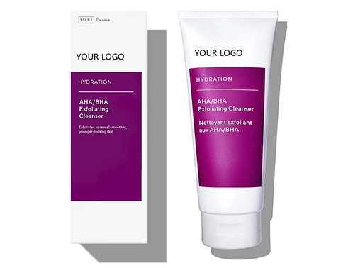 aha bha exfoliating cleanser