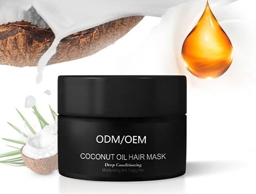 private label coconut oil hair mask