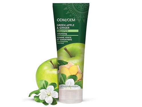 private label green apple shampoo