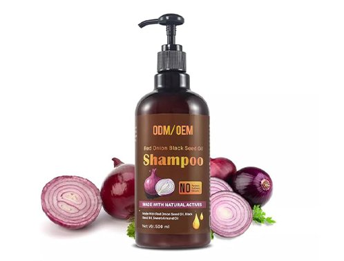 private label red onion shampoo