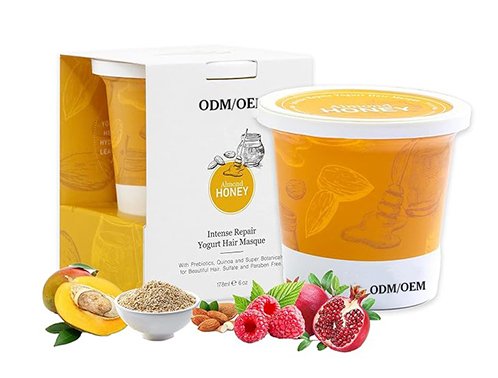 private label yogurt hair mask