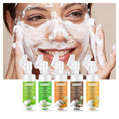 private label foam face wash