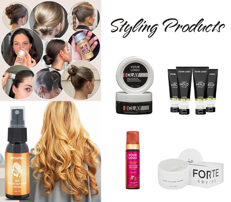 3 styling products