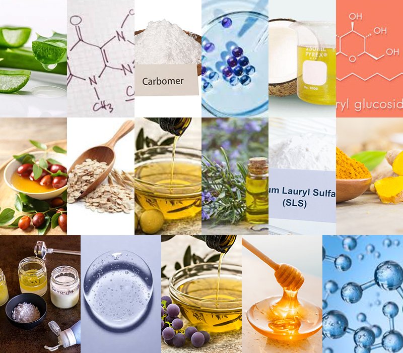 hair care products ingredients selection