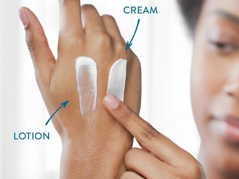 face cream vs body lotion