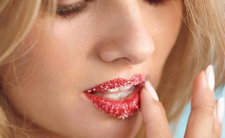 how long do you leave lip scrub on