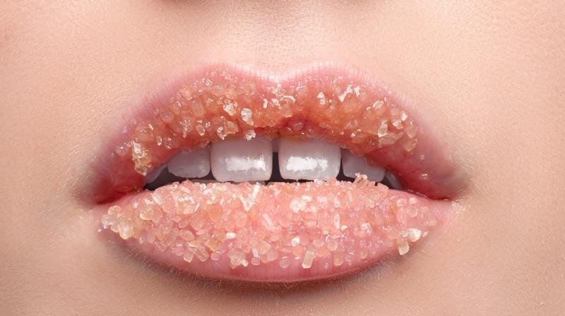 how long do you leave lip scrub on图1