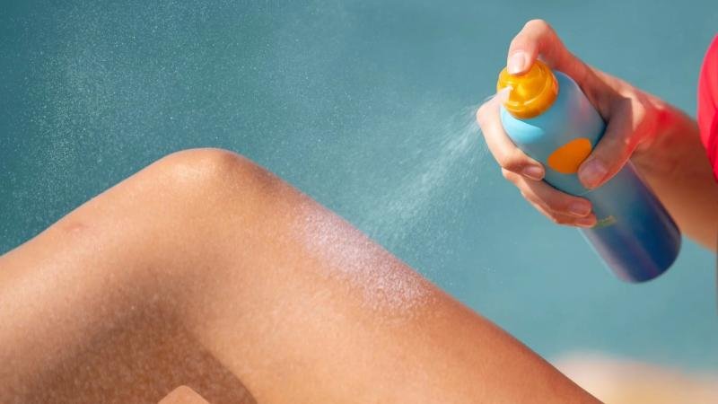 sunscreen spray
